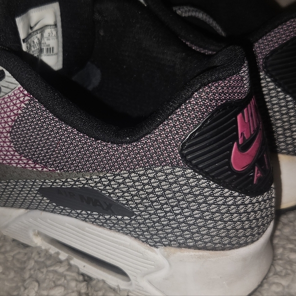 Nike Air Max 90 Jacquard White/Vivid Pink/ Sneakers Men's sz 9.5 Shoes 631750 - Picture 16 of 16